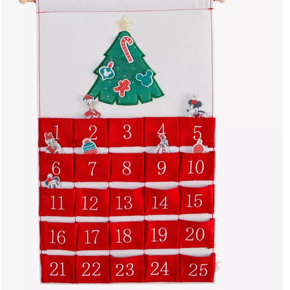 Disney Mickey Mouse & Friends Christmas Pocket Advent Calendar. New / Sealed. - Picture 2 of 11